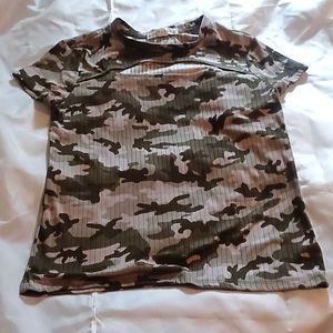 Eye Candy Camo Peephole top
